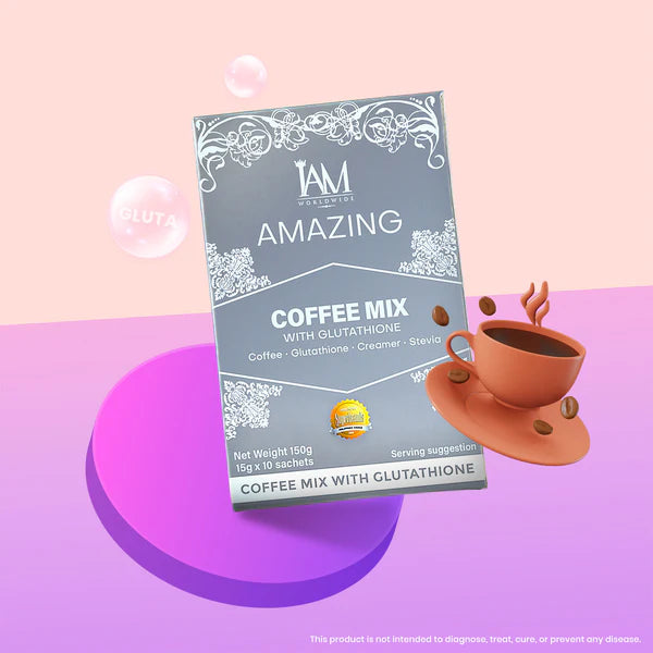 Amazing Coffee Mix with Glutathione | 1 Box | 10 Sachets | COD