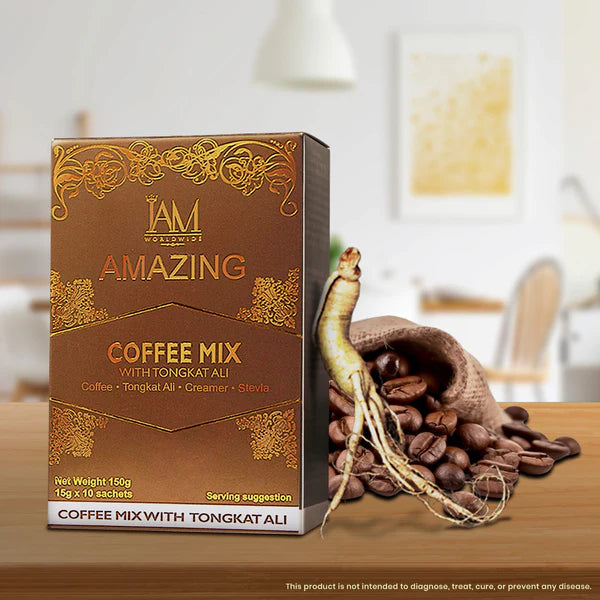 Amazing Coffee Mix with Tongkat-Ali | 1 Box | 10 Sachets | Cash on Delivery